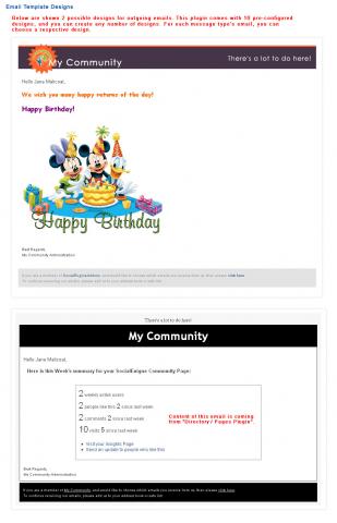 Email Template Designs