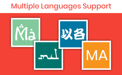 Multi-Languages Supported