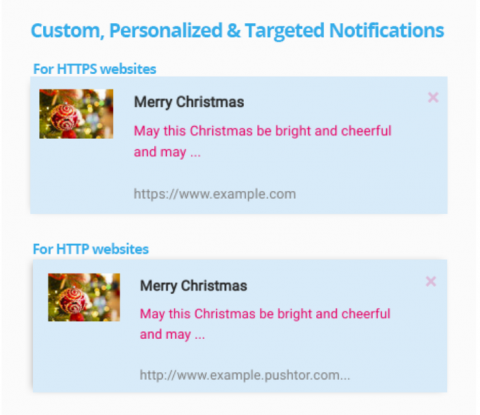 Custom, Personalized & Targeted Notifications