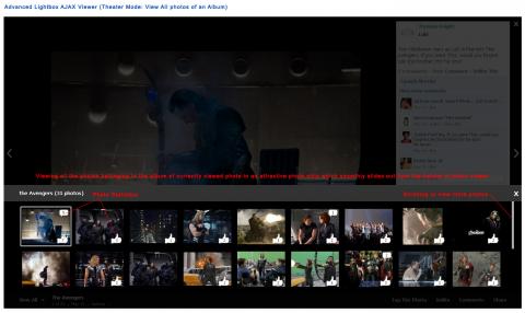 Advanced Lightbox AJAX Viewer (Theater Mode: View All photos of an Album)
