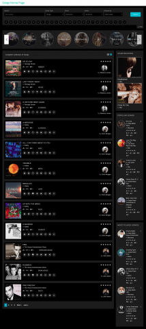 Songs Home Page