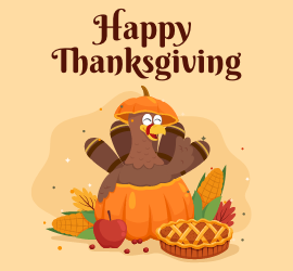 Thanksgiving, Black Friday & Cyber Monday Discounts – Enjoy Upto 25% Off