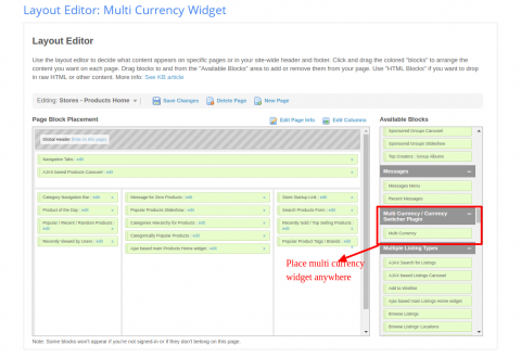Multi Currency Feature at Subscription Page