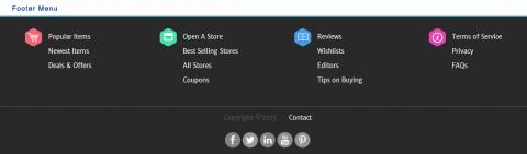 Footer Menu