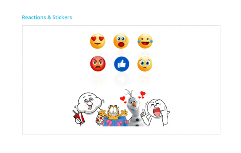 Reactions & Stickers